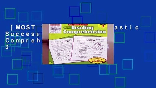 [MOST WISHED] Scholastic Success with Reading Comprehension, Grade 3