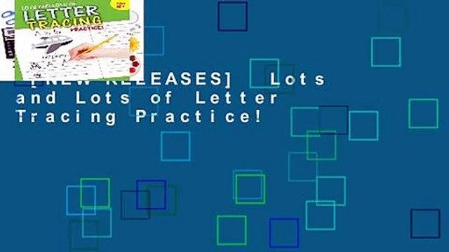 [NEW RELEASES] Lots and Lots of Letter Tracing Practice!