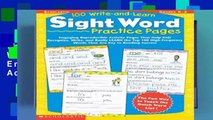 [NEW RELEASES]  100 Write-And-Learn Sight Word Practice Pages: Engaging Reproducible Activity