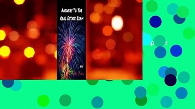 Full E-book Answers to the Real Estate Exam: Real Estate Training Institute Complete