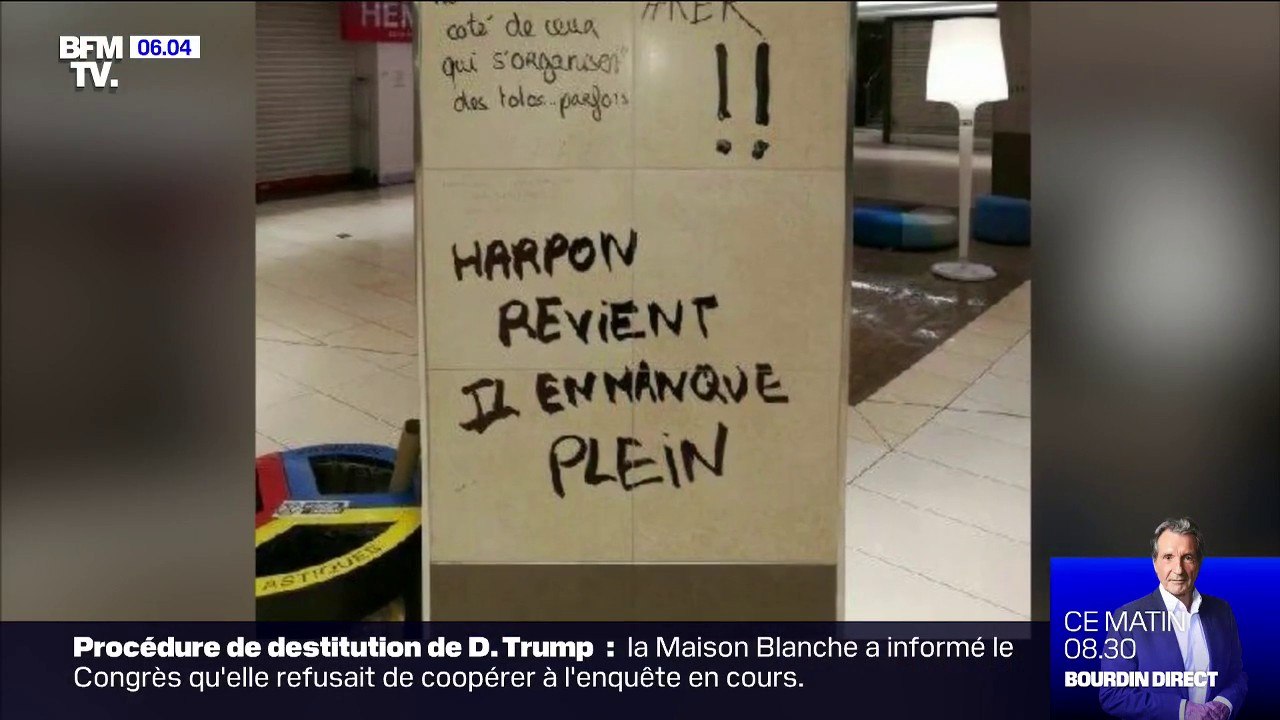 Un nouveau tag retrouvé au centre commercial "Italie 2"