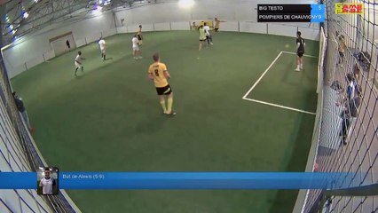 But de Alexis   (5-9) - BIG TESTO Vs POMPIERS DE CHAUVIGNY - 08/10/19 20:00 - LIGUE 1