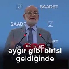 Karamollaoğlu açtı ağzını yumdu gözünü! "Terbiye edilmemiş aygır!"