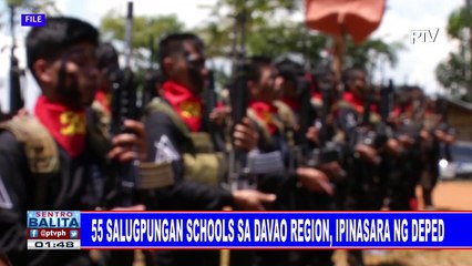 55 Salugpungan schools sa Davao region, ipinasara ng DepEd