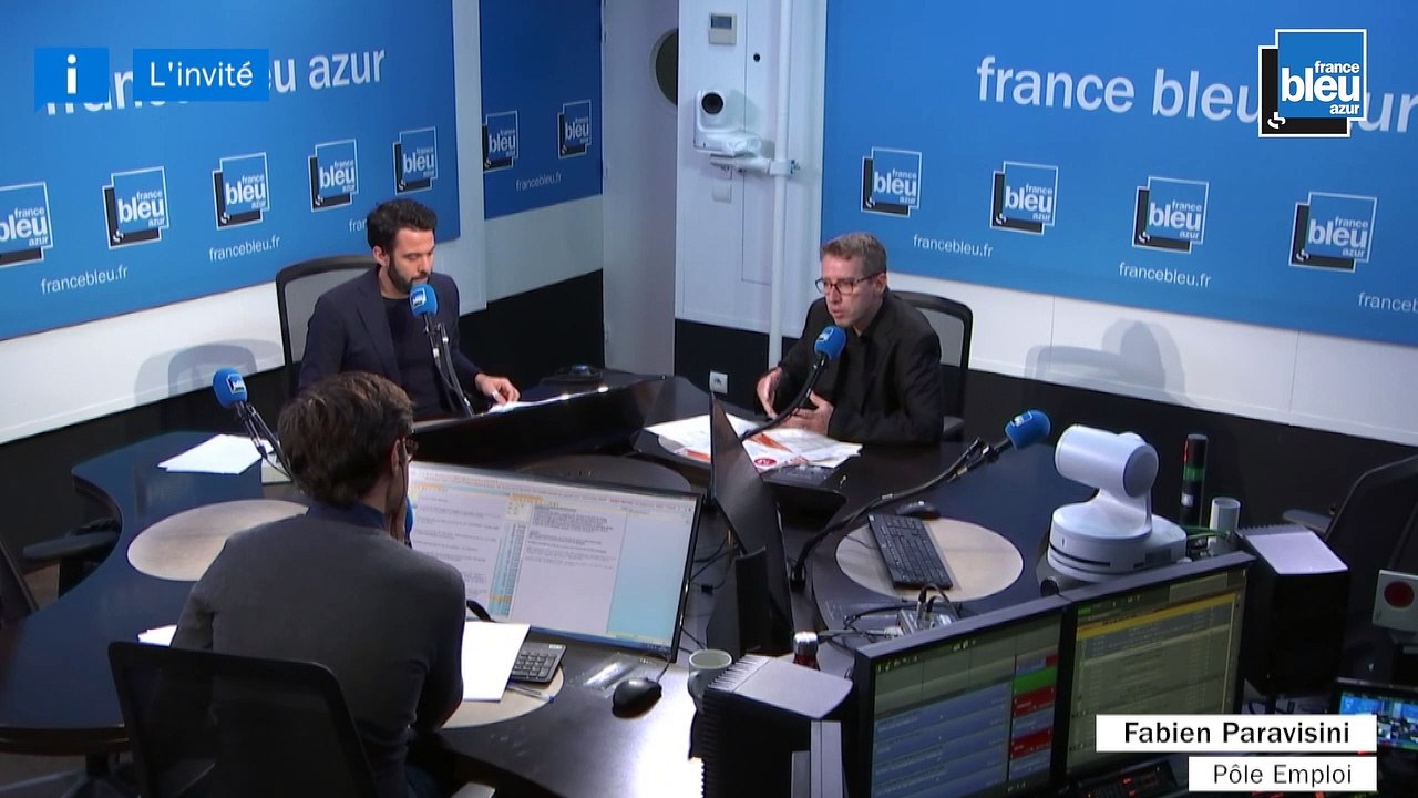 L'Invité de France Bleu Azur Matin - Fabien Paravisini, Pôle Emploi