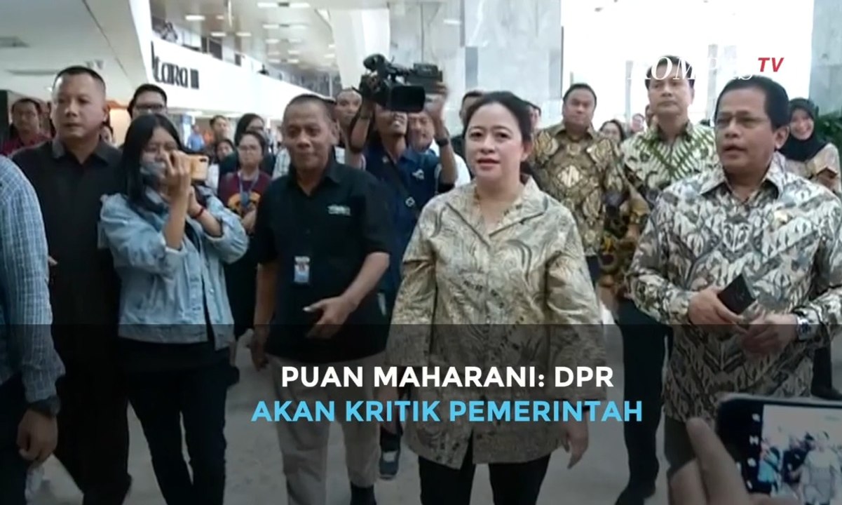 Puan Maharani: DPR Akan Kritik Pemerintah, Kami Bukan Tukang Stempel
