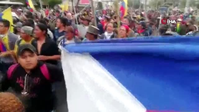 - Ekvador'da sokağa çıkma yasağı ilan edildi- Göstericiler Ulusal Meclis binasını işgal etti