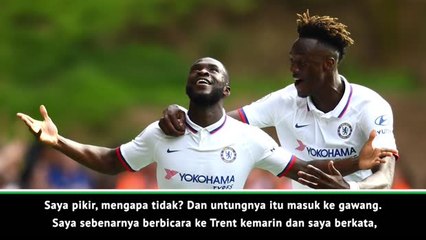 Saya memberitahu Trent bahwa gol saya lebih bagus! - Tomori pada nominasi goal of the month