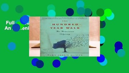Full E-book  The Hundred-Year Walk: An Armenian Odyssey Complete