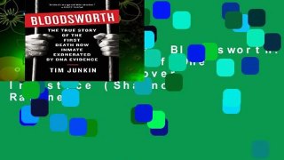 About For Books  Bloodsworth: The True Story of One Man s Triumph over Injustice (Shannon Ravenel