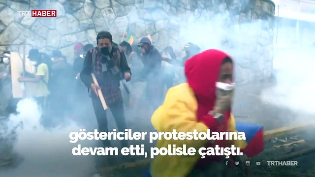 Ekvador'da protestolar dinmiyor: Sokağa çıkma ve seyahat yasağı ilan edildi