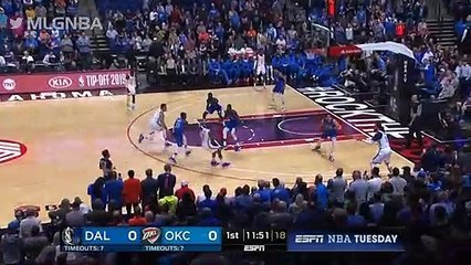 Steven Adams a lui aussi marqué son premier 3-points en carrière