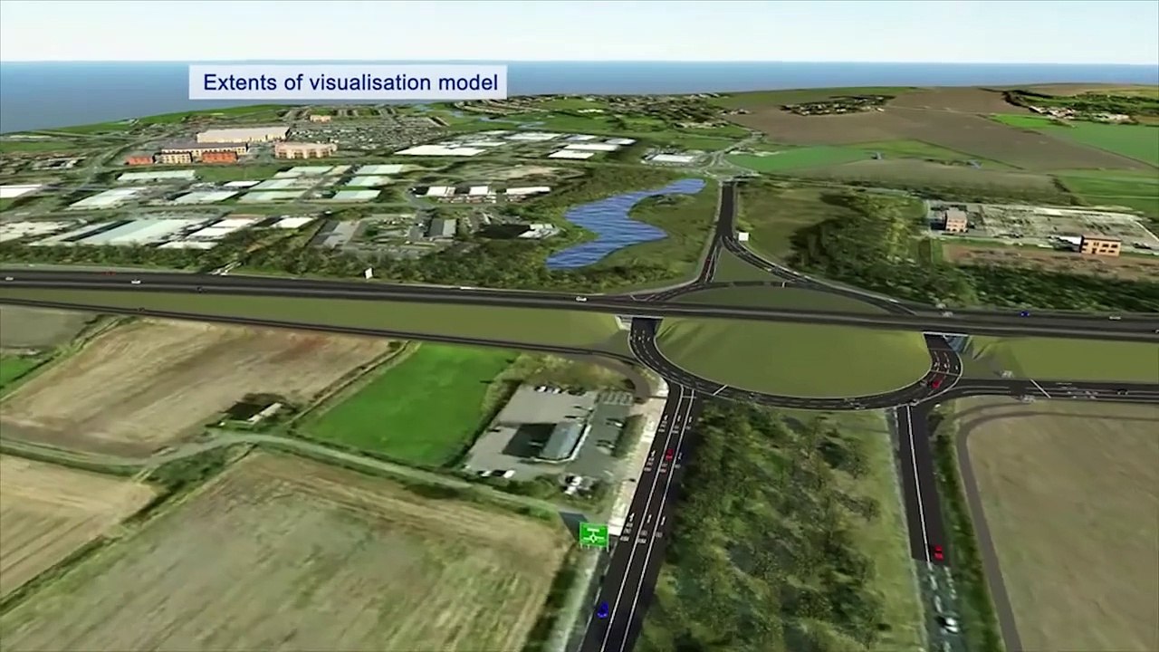 Testos fly over, Highways England