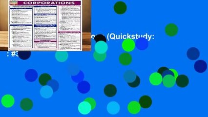 Full E-book  Corporations (Quickstudy: Law)  Best Sellers Rank : #3