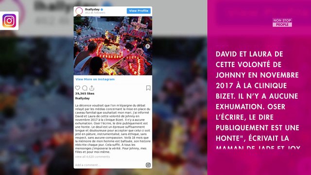 Johnny Hallyday : son exhumation suspendue, Laeticia a-t-elle menti ?