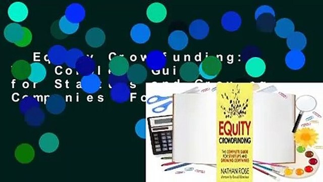 Equity Crowdfunding: The Complete Guide for Startups and Growing Companies For Kindle