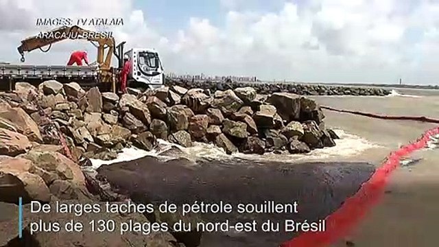 Brésil: de mystérieuses marées noires sur plus de 130 plages