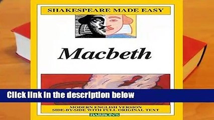 About For Books  Macbeth (Shakespeare Made Easy (Paperback))  Review
