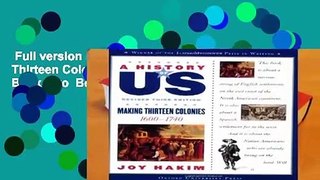 Full version  A History of US: Making Thirteen Colonies: A History of US Book Two  Best Sellers