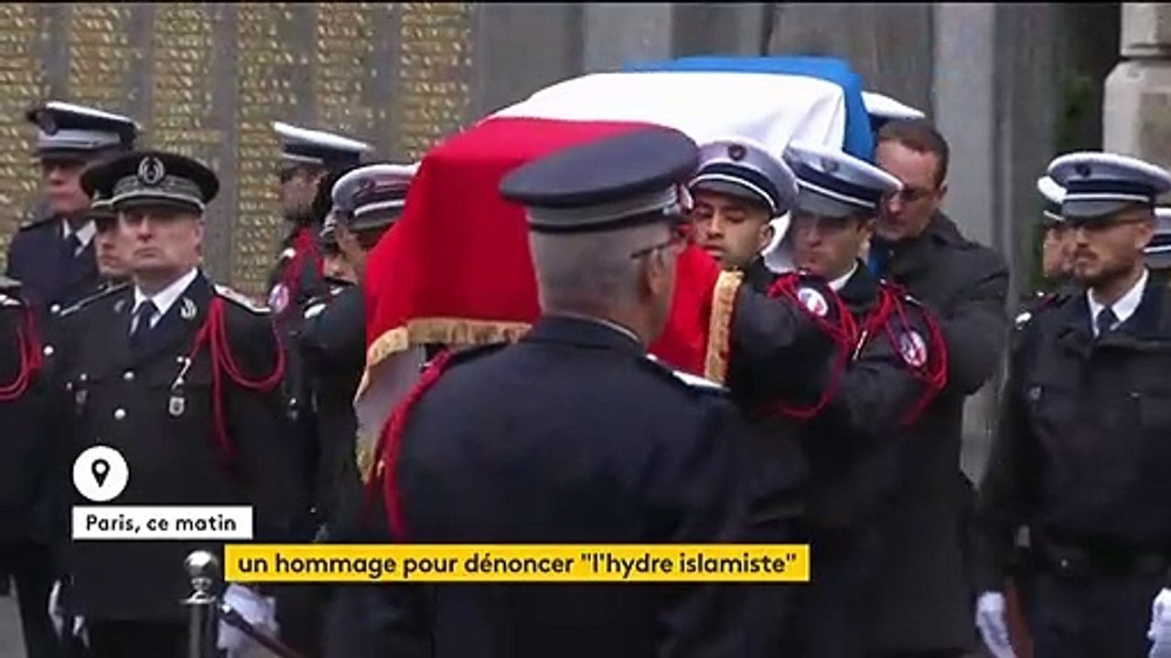 Hommage à la préfecture de police de Paris aux quatre agents tués