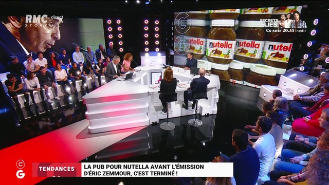 Les tendances GG : La pub pour Nutella avant l'émission d'Éric Zemmour, c'est terminé ! - 09/10