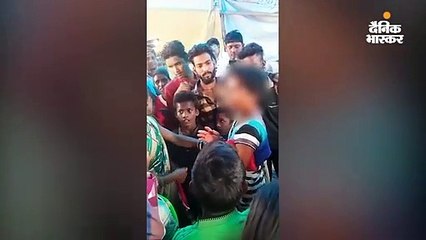 बच्चा चोरी के आरोप में विक्षिप्त की पिटाई