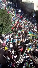 manifestation se poursuit à béjaia en Algérie
