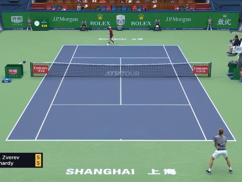 Shanghai - Combatif, Chardy cède face à Zverev