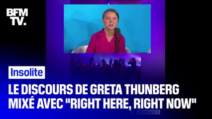 En tournée en Angleterre, Fatboy Slim a remixé son tube "Right here, right now" avec le discours de Greta Thunberg à l'ONU