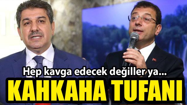 Ekrem İmamoğlu espriyi patlattı, Tevfik Göksu kahkaha attı!