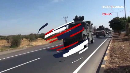 Sınırda hareketlilik! 100 araçlık askeri konvoy Kilis'te