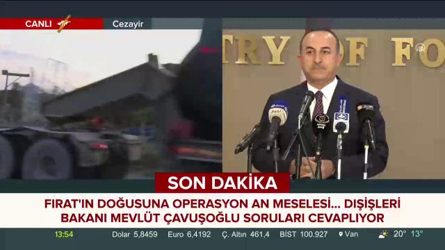 Bakan Çavuşoğlu konuşuyor
