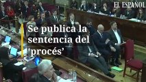 Se publica la sentencia del 'procés'