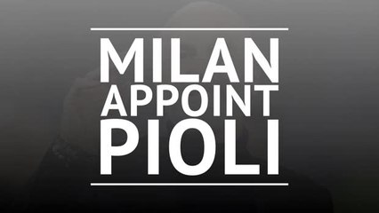 BREAKING NEWS: Milan appoint Pioli