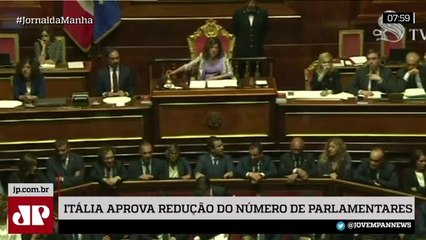 Itália aprova redução do número de parlamentares