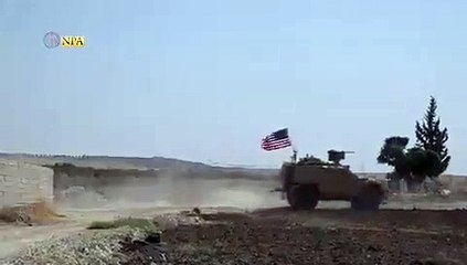 Altı ABD zırhlısı Türkiyenin Kobanêye saldırısını engellemek için Kobanêde devriye atmaya başladı