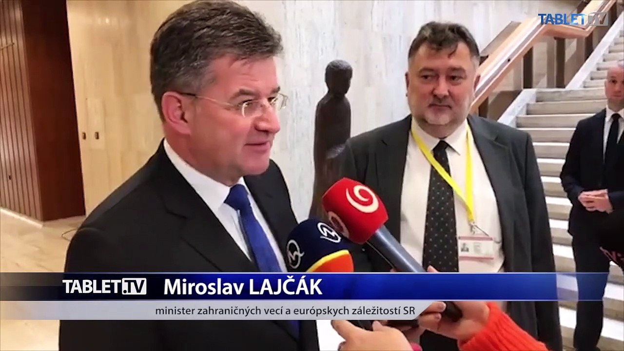 ZÁZNAM: Brífing ministra zahraničných vecí M. Lajčáka