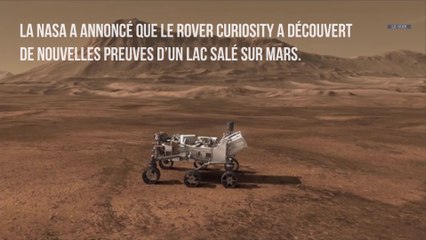 Des traces d'un ancien lac salé retrouvées sur Mars