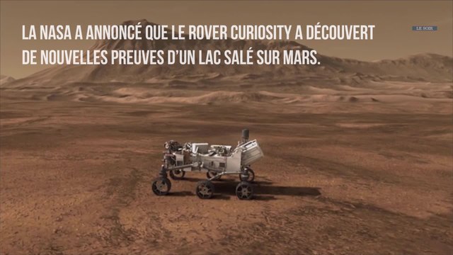 Des traces d'un ancien lac salé retrouvées sur Mars