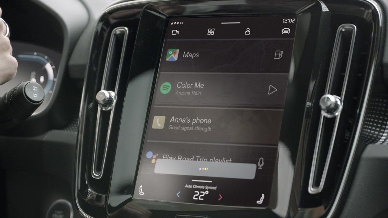Fully electric Volvo XC40 introduces brand new infotainment system