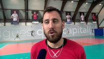 Le passeur Maxime Mourier avant Martigues Volley Saint-Quentin