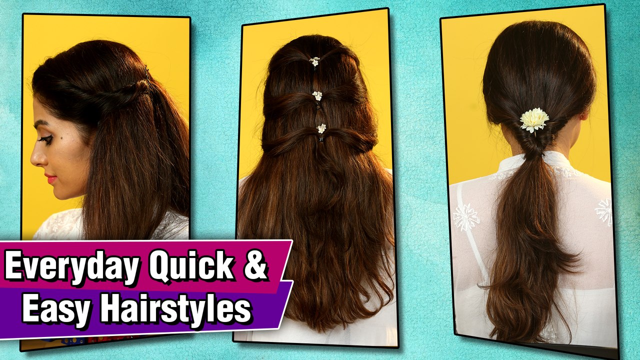 घरीच करा पार्लरसारख्या Hairstyles | Everyday Qu...