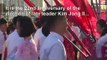 North Koreans celebrate Kim Jong Il anniversary