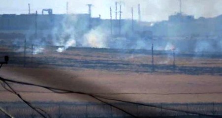 YPG'li teröristler SİHA görüntü almasın diye otları yaktı