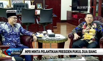 MPR Minta Pelantikan Presiden Pukul 14.00 WIB