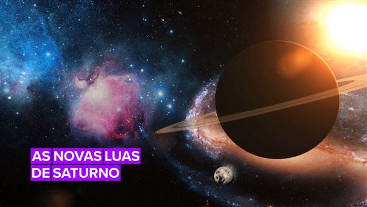 Saturno tem agora mais luas do que Júpiter