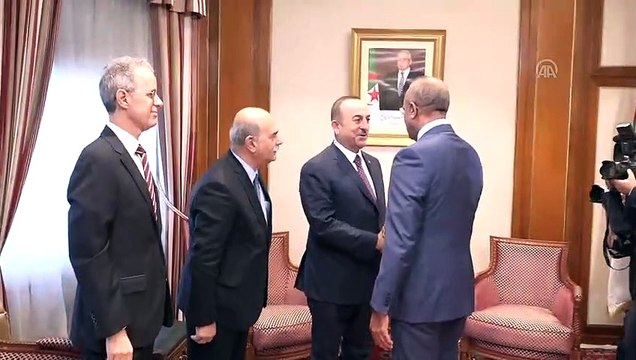 Dışişleri Bakanı Çavuşoğlu, Cezayir Başbakanı Bedevi'yle görüştü - CEZAYİR