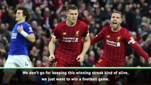 Winning eight games in a row is not easy! - Klopp