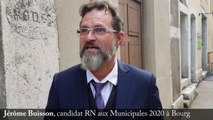 Jérôme Buisson, candidat RN aux Municipales 2020 à Bourg
