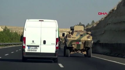 Şanlıurfa suriye sınırına askeri sevkiyat sürüyor